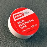Изоляционная лента ПВХ 19мм*20 м белая APRO