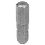 Вставка (бита) торцевая 1/4", HEX, 7 мм, L = 25 мм KING TONY