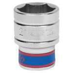 Головка торцевая стандартная шестигранная 1/2", 21 мм KING TONY