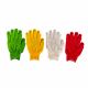 Перчатки в наборе, цвета: белые, розовая фуксия, желтые, зеленые, ПВХ точка, L, Россия - фото 2