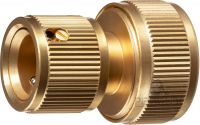 BC-34, 3/4", соединитель быстросъёмный для шланга, из латуни