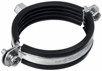 ЗУБР 2 1/2" М8/М10, трубный хомут с гайкой, цинк, 10 шт (37880-75-80) Зубр