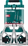 KRAFTOOL ATLANT до 120кг, каркас и платформа из алюминия, платформа 48,5 х 35см, колёса d18см, вес 6,9кг, складная хозяйственная тележка (38751-120) Kraftool