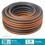 GRINDA ULTRA 6, 1/2", 50 м, 30 атм, шестислойный, двойное армирование, поливочный шланг, PROLine (429009-1/2-50) Grinda