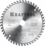 KRAFTOOL PRECISION 185x20мм 48Т, диск пильный по дереву Kraftool