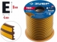 ЗУБР E-профиль, размер 9 х 4мм, коричневый, 150м, самоклеящийся резиновый уплотнитель (40931-150) - фото 1