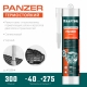 KRAFTOOL PANZER 300 мл черный, Термостойкий силиконовый герметик (41259-4) - фото 2