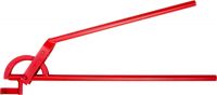 Трубогиб ЗУБР "ЭКСПЕРТ" для точной гибки труб из твердой и мягкой меди под углом до 90град, 22мм(радиус скругления 87мм) Зубр