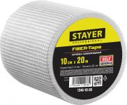 Серпянка самоклеящаяся FIBER-Tape, 10 см х 20м, STAYER Professional 1246-10-20 Stayer