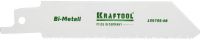 Полотно KRAFTOOL "INDUSTRIE QUALITAT" для эл/ножовки, Bi-Metall, по металлу, шаг 1,4мм, 80мм Kraftool