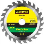 Диск пильный STAYER "FAST CUT" по дереву, 156,5мм х 12,7мм х 16Т Stayer