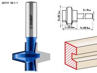 Фреза пазо-шиповая наборная, D= 38,1мм, рабочая длина-28,6мм, хв.-12 мм, ЗУБР Профессионал Зубр