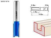 Фреза пазовая прямая, D= 10мм, рабочая длина-19мм, хв.-8 мм, ЗУБР Профессионал Зубр