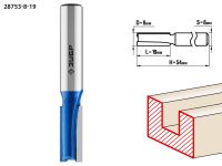 Фреза пазовая прямая, D= 8мм, рабочая длина-19мм, хв.-8 мм, ЗУБР Профессионал Зубр