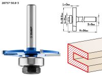 Фреза горизонтально-пазовая, D= 50,8мм, высота-3мм, хв.-8мм, d-22мм, ЗУБР Профессионал Зубр