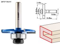 Фреза горизонтально-пазовая, D= 50,8мм, высота-4мм, хв.-8мм, d-22мм, ЗУБР Профессионал Зубр