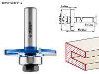 Фреза горизонтально-пазовая, D= 50,8мм, высота-4мм, хв.-12мм, d-22мм, ЗУБР Профессионал Зубр