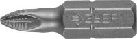 Биты ЗУБР "МАСТЕР" кованые, хромомолибденовая сталь, тип хвостовика C 1/4", PZ1, 25мм, 2шт Зубр