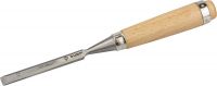 Стамеска-долото ЗУБР "ЭКСПЕРТ" с деревянной ручкой, хромованадиевая, 12мм Зубр