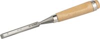 Стамеска-долото ЗУБР "ЭКСПЕРТ" с деревянной ручкой, хромованадиевая, 14мм Зубр
