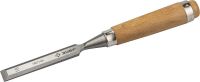 Стамеска-долото ЗУБР "ЭКСПЕРТ" с деревянной ручкой, хромованадиевая, 18мм Зубр