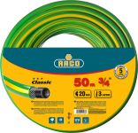 Шланг RACO CLASSIC поливочный, 20атм., армированный, 3-х слойный, 3/4"х50м Raco