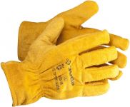 Перчатки ЗУБР "МАСТЕР" кожаные рабочие, с подкладкой, XL Зубр