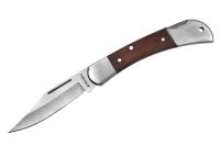 Нож STAYER складной с деревянными вставками, средний Stayer