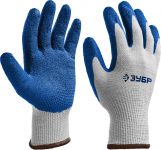 ЗАХВАТ, размер L-XL, перчатки с одинарным текстурированным нитриловым обливом Зубр