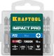 Биты KRAFTOOL Impact Pro, Pozidriv, тип хвостовика E 1/4