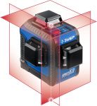 КРЕСТ 3D нивелир лазерный 3х360°, 20м/70м, точн. +/-0,3 мм/м Зубр