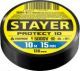 STAYER Protect-10 черная изолента ПВХ, 10м х 15мм - фото 1