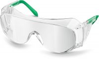 KRAFTOOL ULTRA, открытого типа, прозрачные, линза увеличенного размера устойчивая к царапинам и запотеванию, защитные очки (110461) Kraftool