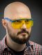 ЗУБР ПРОТОН, открытого типа, жёлтые, линза увеличенного размера, защитные очки, Профессионал (110482) - фото 3