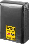 STAYER HEAVY DUTY 240 л, чёрные, 50шт, особопрочные, строительные мусорные мешки (39154-240) Stayer