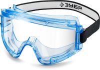 ЗУБР ПАНОРАМА Г, закрытого типа, стекло из ударопрочного поликарбоната, защитные очки с герметичной вентиляцией, Профессионал (110232) Зубр
