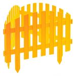 Забор декоративный "Винтаж", 28 х 300 см, желтый.. Россия PALISAD