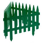 Забор декоративный "Рейка", 28 х 300 см, зеленый.. Россия PALISAD