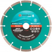 Диск отрезной алмазный сегментный GreatFlex Light, 180 x 2.2 x 7.0 x 22.2 мм GREATFLEX