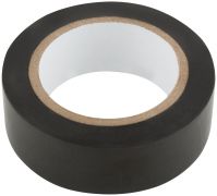 Изолента ПВХ самозатухающая 19 мм х 0,13 мм х 10 м ( черная ) FIT