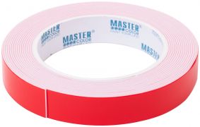 Лента клейкая двусторонняя ультра-сильная Master Color Ultra Power, 19 мм x 5 м, цвет белый MASTER COLOR
