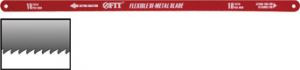 Полотно ножовочное по металлу 300 мм Профи (Bi-Metal), 10 шт. ( 24 ТPI ) FIT