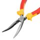 Длинногубцы изогнутые Insulated, 200 мм, двухкомпонентные рукоятки. PROFESSIONAL - фото 3