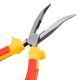 Длинногубцы изогнутые Insulated, 200 мм, двухкомпонентные рукоятки. PROFESSIONAL - фото 4