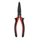 Длинногубцы изогнутые Black Nickel, 200 мм, двухкомпонентные рукоятки. - фото 3