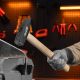 Молоток слесарный, 1000 г, квадратный боек, деревянная рукоятка. - фото 9