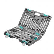 Набор инструментов, 1/2", 1/4", CrV, пластиковый кейс 88 предметов STELS