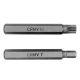 Набор бит HEX, TORX, SPLINE, хвостовик-шестигранник 1/2, CrV, 42 шт - фото 4