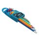 Набор ключей имбусовых TORX-TT, 9 шт: T10-T50, магнит, S2, экстра-длинные, хром/краска 9 шт, - фото 2
