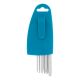 Набор ключей имбусовых TORX-TT, 9 шт: T10-T50, удлиненные, S2, сатинированные. - фото 4